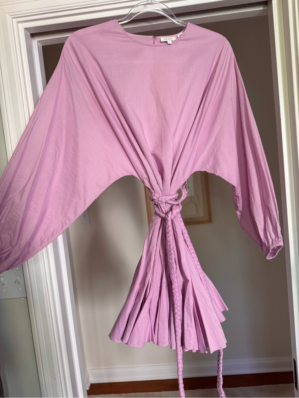 RHODE Pink Round-Neck Top
